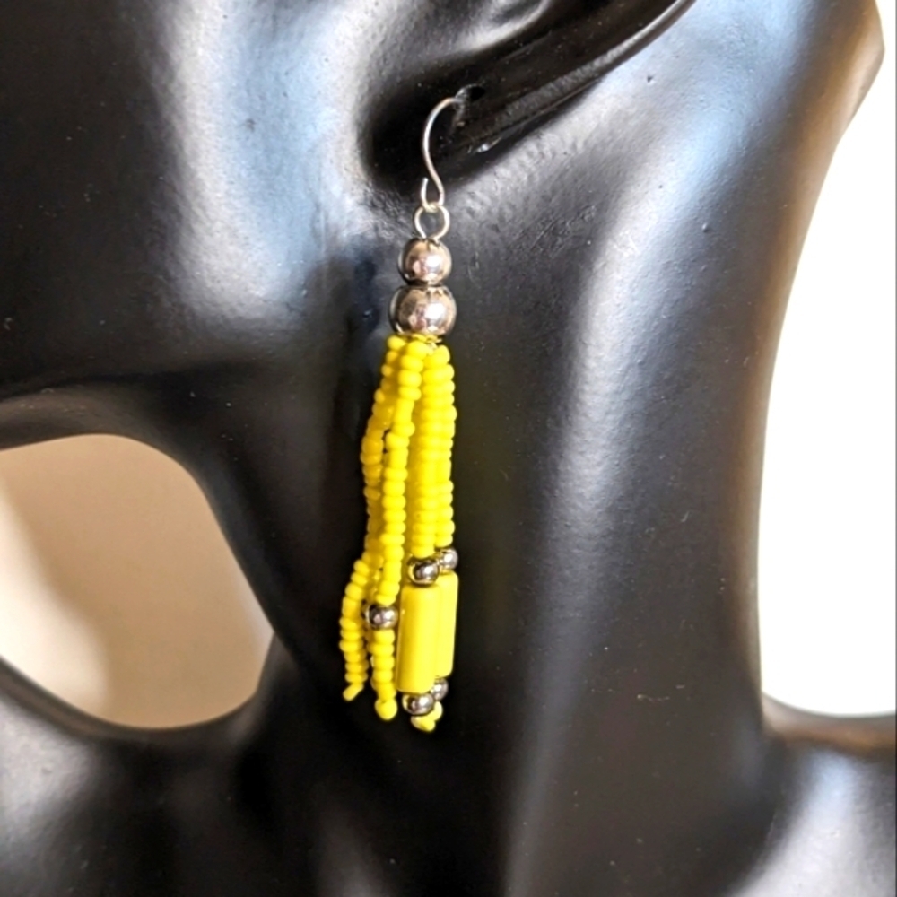 Gennaro Beaded Dangle Earrings‎